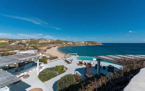 Seaside Villa: Cielo, Azul, Horizonte, Costa, Paisaje, Verano, Costeras Y Los Accidentes Geográficos Oceánico, Mar, Playa, Oceano