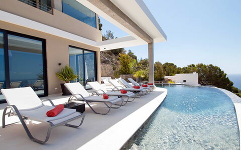 Villa Lola: Mueble Para Exteriores, Villa, Recurso, Piscina, Hotel, Balcón