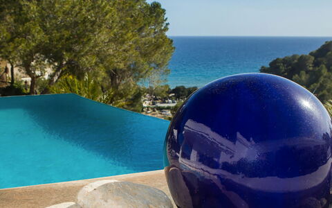 Villa Jondal: Azul, Reflexión, Piscina