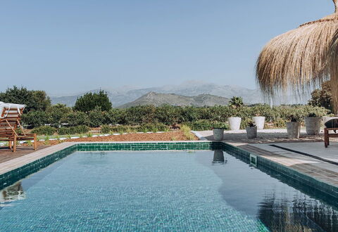 Villa Horses: Mueble Para Exteriores, Sunlounger, Piscina, Recurso, Eco Hotel