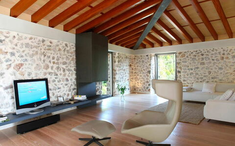 Villa Arch: Mueble, Diseño De Interiores, Piso, Pared, Suelo, Madera, Techo, Casa, Sala, Habitación