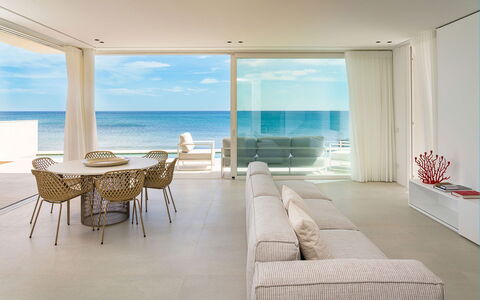 Villa Confini: Mar, Suelo, Costeras Y Los Accidentes Geográficos Oceánico, Mueble, Oceano, Costa, Playa, Apuntalar, Sombra, Material Natural