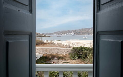 Mykonos Pool House 3: Mar, Costeras Y Los Accidentes Geográficos Oceánico, Costa, Oceano, Luz De Sol, Bahía, Sonido, Playa
