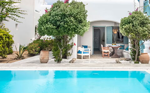 Mykonos Pool House 3: Piscina, Maceta, Recurso, Planta De Casa, Ocio, Mueble Para Exteriores, Inmuebles, Eco Hotel, Paisajismo, Patio