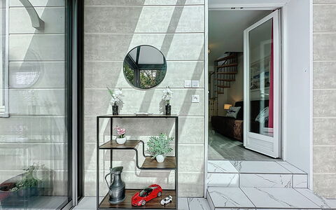 Ty Ar Mor: Diseño De Interiores, Maceta, Planta De Casa, Vaso, Escalera, Diseño, Lámpara, Aluminio, Rueda De Bicicleta