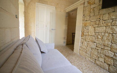 Coclea Heritage Suites: Pared, Piso, Suelo, Pared De Piedra, Ladrillo, Sala