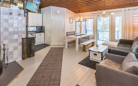 Villa Kökköharju: Madera, Diseño De Interiores, Piso, Techo, Mueble, Suelo, Casa, Suelos De Madera, Encendiendo, Lámpara