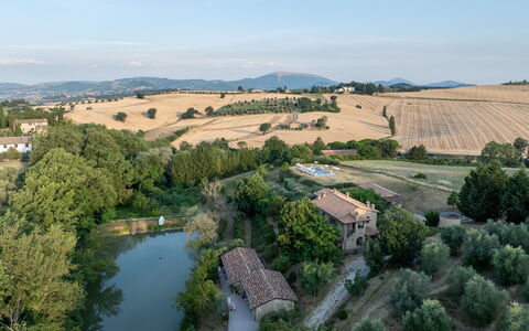 Il Giuncheto, Pool, Amazing View, Umbrian Countrys: Casa, Paisaje, Casa, Área Rural, El Terreno Del Lote, Inmuebles, Asentamientos Humanos, Pueblo, Cabaña