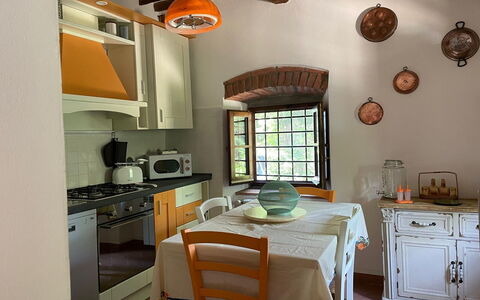 Borgo Antico, Pool, Barberino del Mugello: Mueble, Diseño De Interiores, Cocina, Madera, Aparato De Cocina, Piso, Techo, Mostrador, Habitación, Lámpara