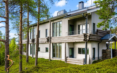 Rukatunturintie 8 G2: Casa, Cabaña, Inmuebles, Porche, Vía Muerta, Sombra, Yarda, Villa, Eco Hotel