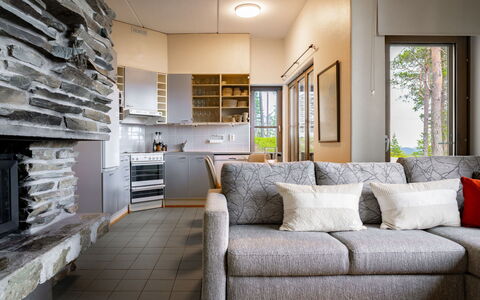 Rukatunturintie 8 G2: Mueble, Sofá, Diseño De Interiores, Piso, Madera, Sala, Suelo, Techo, Habitación, Departamento