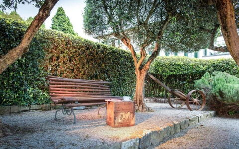 Loft Borgo Syrah: Arbusto, Jardín, Banco Al Aire Libre, Primavera, Sombra, Mueble Para Exteriores, Paisajismo, Banco, Cobertura, Sombra