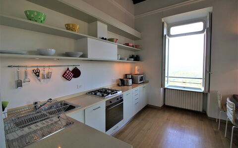 Bellavista Dimora Storica Vista Lago: Diseño De Interiores, Cocina, Mueble, Piso, Mostrador, Techo, Encendiendo, Suelo, Aparato De Cocina, Gabinetes