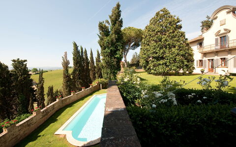 Castello di Cabbiavoli: Arquitectura, Casa, Inmuebles, Jardín, Paisajismo, Villa, Hacienda, Mansión, Césped, Yarda