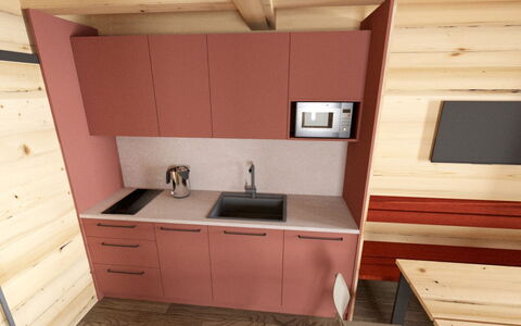 Hradec Kralove 4: Madera, Piso, Cocina, Suelo, Diseño De Interiores, Marrón, Mostrador, Manchas De Madera, Gabinetes, Lavabo