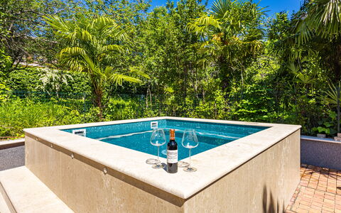Apartment Nia Opatjia: Piscina, Material Compuesto, Ocio, Fuente De Agua, Material Natural, Loseta, Recurso, Paisajismo, Diseño