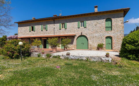 Il Leccio, Vinci, Private Pool and Tennis: Casa De Campo, Cabaña, Inmuebles, Jardín, Villa, Paisajismo, Hacienda, Plantación, Patio Interior