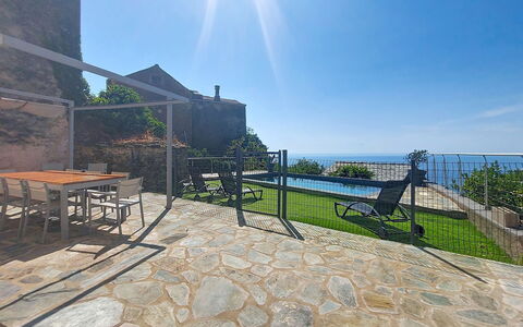Casa Giuliani: Oceano, Mueble Para Exteriores, Silla, Piscina, Losa