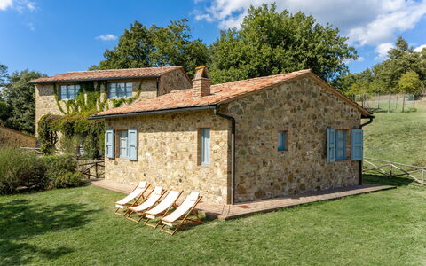 Casa Stella Serena, Casole D'Elsa, Pool: Cabaña, Casa, Casa De Campo, Casa, Inmuebles, Área Rural, Jardín, Césped, Paisajismo