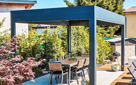 Bukanda: Mueble, Mueble Para Exteriores, Jardín, Sombra, Pabellón, Kiosko, Estructura Al Aire Libre, Patio, Maceta, Pérgola