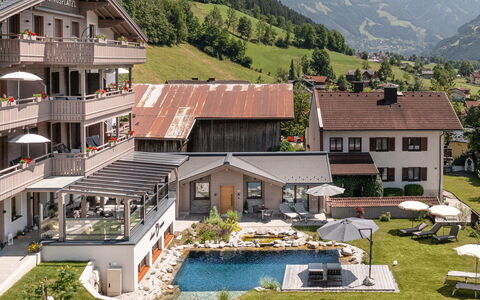 2A Morgensonne mit Weitblick: Cordillera, Mueble Para Exteriores, Yarda, Sunlounger, Alpes, Piscina, Recurso, Villa, Ciudad De Vacaciones, Eco Hotel