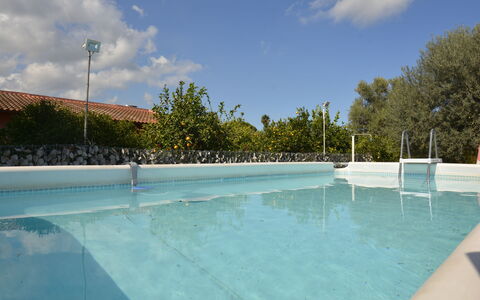 Villa Mameli: Azul, Piscina, Material Compuesto, Sombra, Recurso, Eco Hotel, Hacienda, Mueble Para Exteriores, Fuente De Agua, Villa