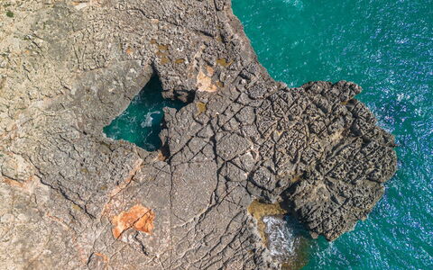 Cas Bufador: Azul, Klippe, Costeras Y Los Accidentes Geográficos Oceánico, Mar, Geología, Costa, Oceano, Base