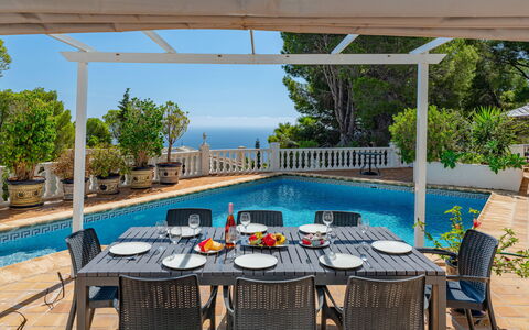 Preciados: Mueble, Mueble Para Exteriores, Silla, Mesa, Piscina, Cocina Y Comedor Mesa, Recurso, Mesa Al Aire Libre, Sombra, Paraguas