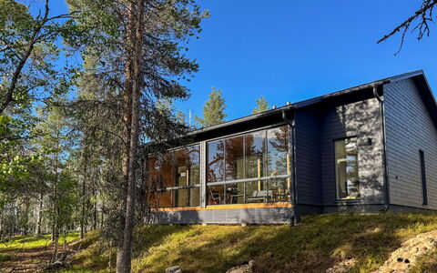 Saariselän Aavahelmi C: Madera, Casa, Cabaña, Madera Dura, Techo, Manchas De Madera, Material Natural, Cuarto De Troncos, Tablón, Vía Muerta