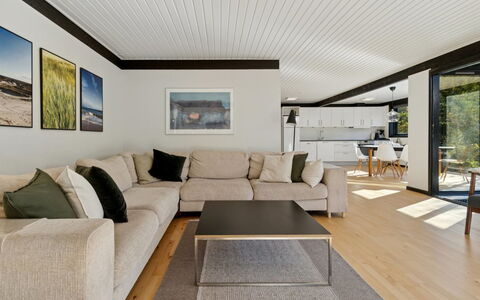 Alvilda - 200M from the Sea: Diseño De Interiores, Techo, Madera, Piso, Suelo, Mueble, Sofá, Sala, Casa