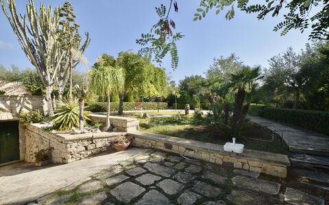 Villa Lina: Árbol, Vegetación, Arbusto, Jardín, Losa, Pasarela, Plantas Leñosas, Paisajismo, Sombra, Jardín Botánico