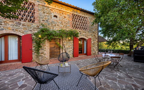 Villa Santa Barbara, Pool and Relax, Siena Country
