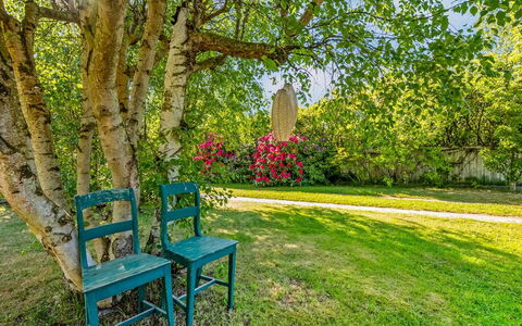 Skuli - 300M from the Sea: Azul, Hoja, Verde, Naturaleza, Rama, Amarillo, Vegetación, Mueble, Verano, Jardín