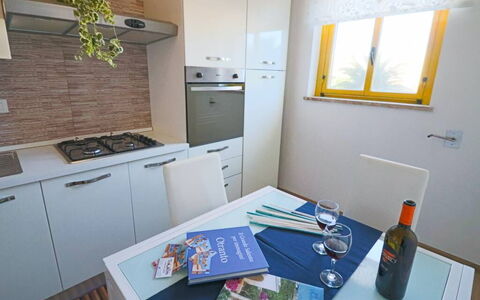 Casa Aurora a Otranto: Manchas De Madera, Planta De Casa, Cocina, Suelos De Madera
