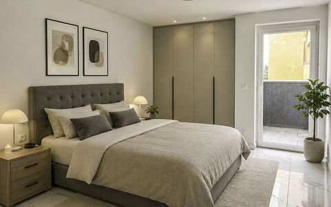 Goldener Turm: Mueble, Cama, Diseño De Interiores, Habitación, Pared, Piso, Suelo, Lecho, Madera, Sábana