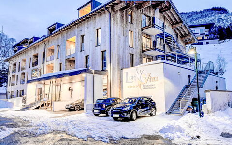 Saalbach-Hinterglemm 150: Invierno, Congelación, Hotel, Nieve, Noche, Pueblo De Montaña