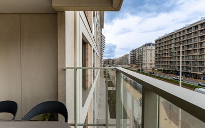 Oostende 937: Tiempo De Día, Edificio, Departamento, Barrio Residencial, Arquitectura, Condominio, Área Metropolitana, Diseño Urbano, Material Compuesto