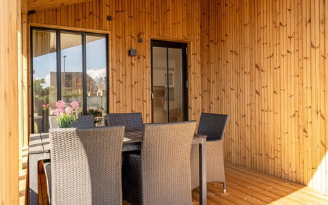 Ensio - 750M from the Sea: Madera, Mueble, Silla, Mar, Departamento, Balcón, Oceano, Sombra, Mueble Para Exteriores, Manchas De Madera