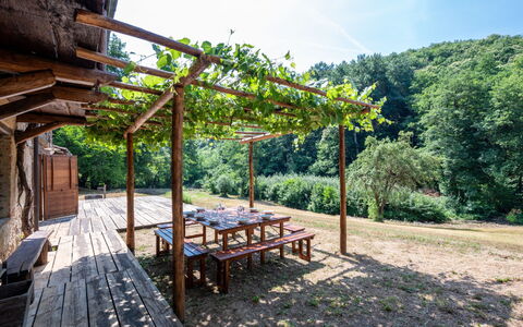 La Baluna: Mueble, Mueble Para Exteriores, Silla, Sombra, Mesa Al Aire Libre, Planta De Casa, Patio, Yarda, Diseño, Balcón