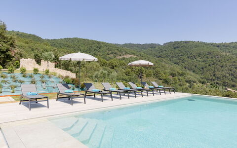 Villa Maddalena alla Guglielmesca: Accidentes Geográficos Montañosas, Montaña, Colina, Piscina, Hill Station, Cordillera, Recurso, Eco Hotel, Mueble Para Exteriores, Cresta