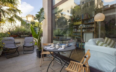 Nolo Garden Loft: Departamento, Arquitectura, Barrio Residencial, Condominio, Material Compuesto, Diseño Urbano, Balcón, Uso Mixto, Sombra