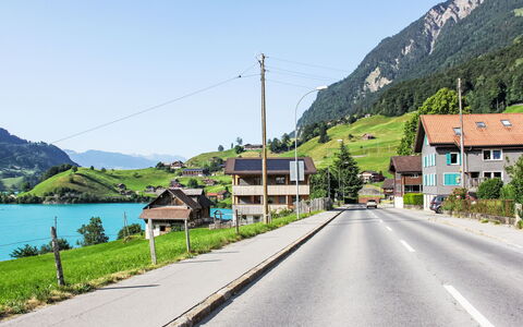 Ferienwohnung Enz: Colina, Tierras Altas, Paisaje, Hill Station, Cordillera, Valle, Autopista, Cresta, Alpes