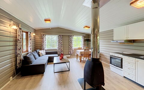 Vasselbu: Mueble, Cocina Y Comedor Mesa, Silla, Suelo, Mar, Balcón, Oceano, Recurso, Eco Hotel, Comedor