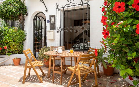 Carmen: Mueble, Maceta, Mueble Para Exteriores, Silla, Mesa, Puerta, Planta De Casa, Mesa Al Aire Libre, Porche