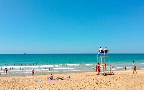 Allée des Dunes: Playa, Azul, Agua, Cuerpo De Agua, Costa, Mar, Verano, Costeras Y Los Accidentes Geográficos Oceánico, Horizonte, Apuntalar