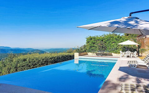 Balcon D'Azur: Piscina, Azul, Recurso, Mueble Para Exteriores, Paraguas, Material Compuesto, Eco Hotel, Sombra, Sunlounger, Ocio