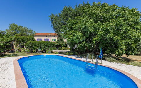 Helena: Azul, Piscina, Sombra, Ocio, Jardín, Patio Interior, Paisajismo, Inmuebles, Hacienda, Yarda