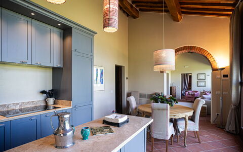 Casa Faraona: Mueble, Diseño De Interiores, Techo, Piso, Cocina, Encendiendo, Silla, Gabinetes, Suelo, Mostrador