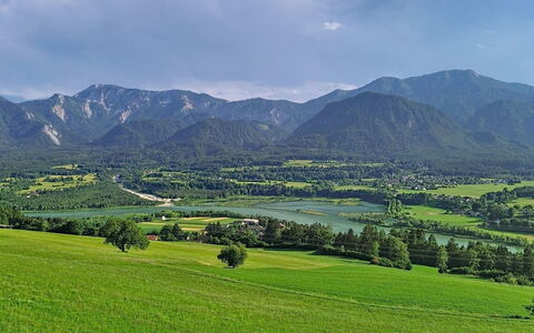 Karawanken Panorama: Accidentes Geográficos Montañosas, Montaña, Verde, Colina, Paisaje Natural, Cordillera, Tierras Altas, Pradera, Paisaje, Nube