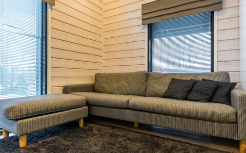Golfarinkunnas 6A: Sofá, Madera, Piso, Mueble, Diseño De Interiores, Sala, Textil, Suelo, Marrón, Departamento
